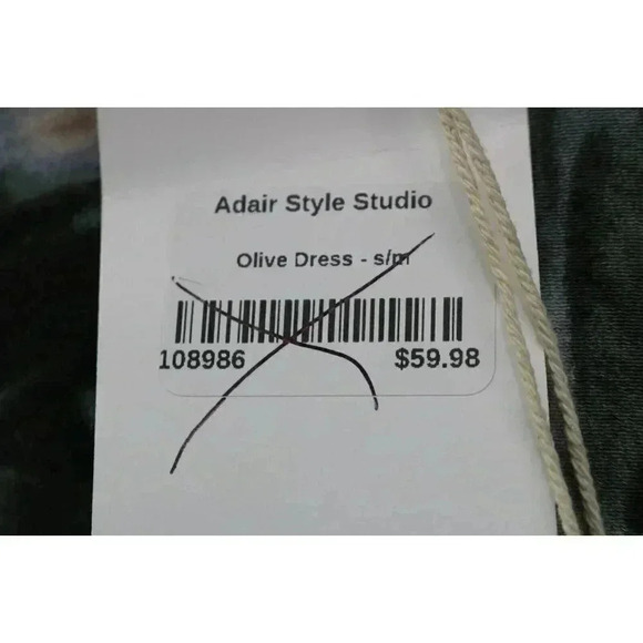 Love Stitch Long Maxi Olive Dress Adair-Pockets-S/M-New w/Tags-Tye Dye - Picture 6 of 11